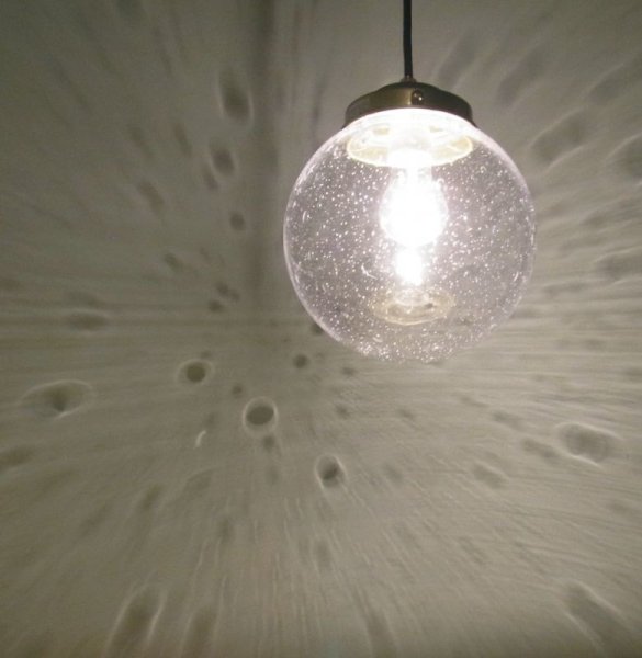 画像6: 丸型ペンダントライト200泡クリア (6)