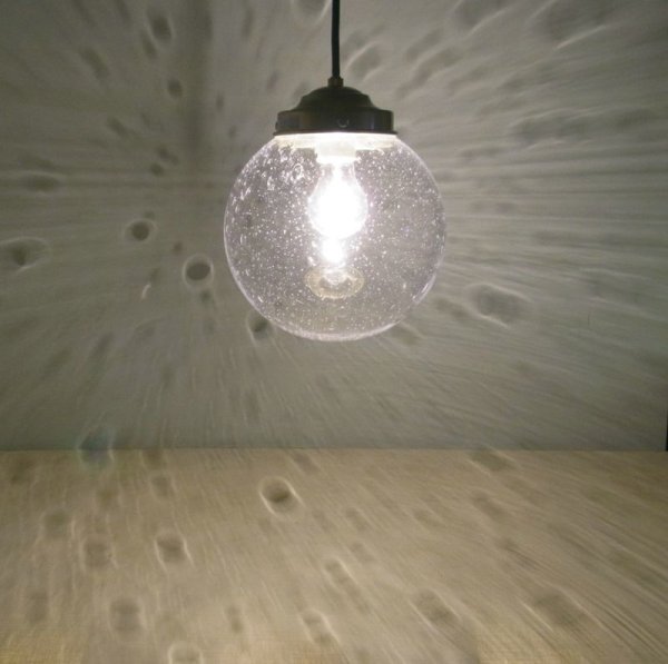 画像4: 丸型ペンダントライト200泡クリア (4)
