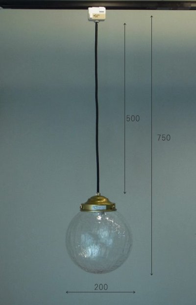 画像2: 重ね葉切子ペンダントライト200