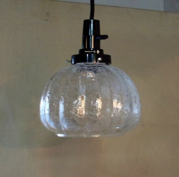 画像5: かぼちゃ型ペンダントライト ヒビクリア (5)