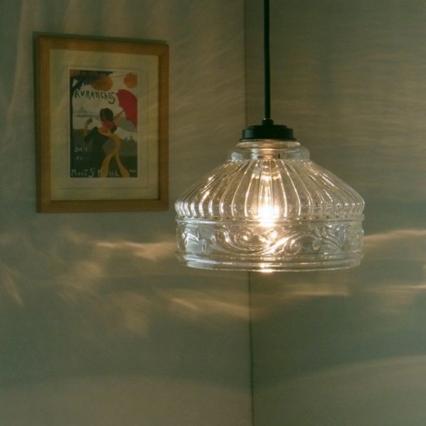 画像5: レトロペンダントライト1002　クリア (5)