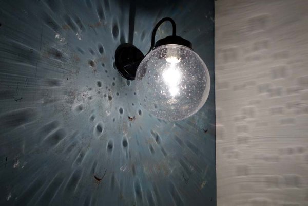 画像4: 丸型ブラケットライト200　泡クリア (4)