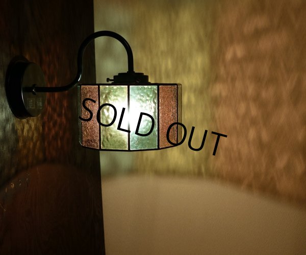 画像2: ステンドグラス アジサイ ブラケットライト (2)