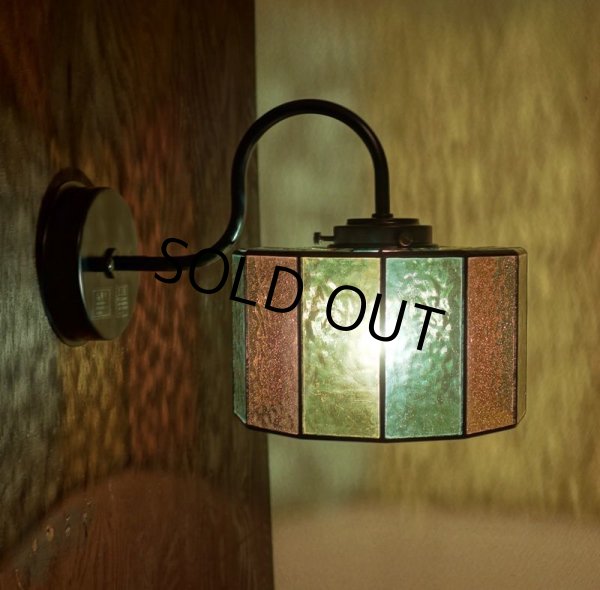 画像3: ステンドグラス アジサイ ブラケットライト (3)