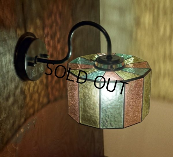 画像5: ステンドグラス アジサイ ブラケットライト (5)