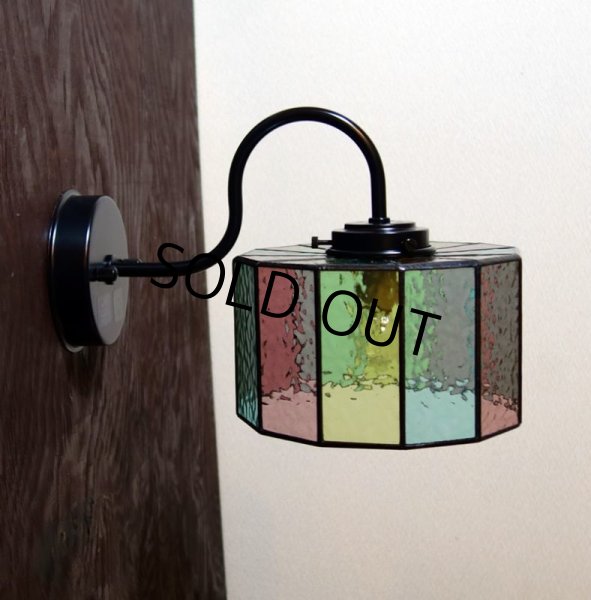 画像6: ステンドグラス アジサイ ブラケットライト (6)