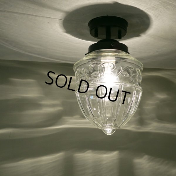 画像2: レトロ 1005 直付型ライト　クリア (2)