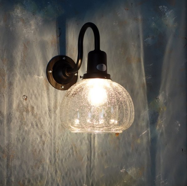 画像3: ブラケットライト かぼちゃ型 泡クリアK (3)