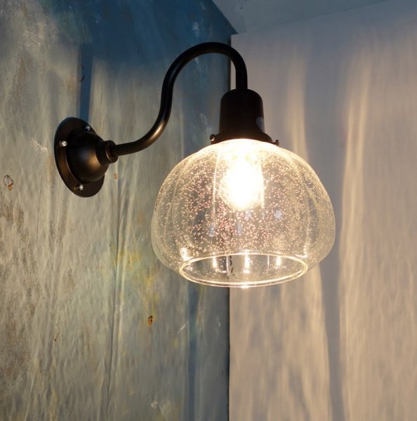 画像2: ブラケットライト かぼちゃ型 泡クリアK (2)