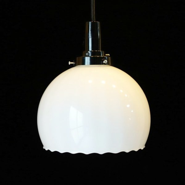 画像7: 鉢型ペンダントライト3913　乳白モール (7)