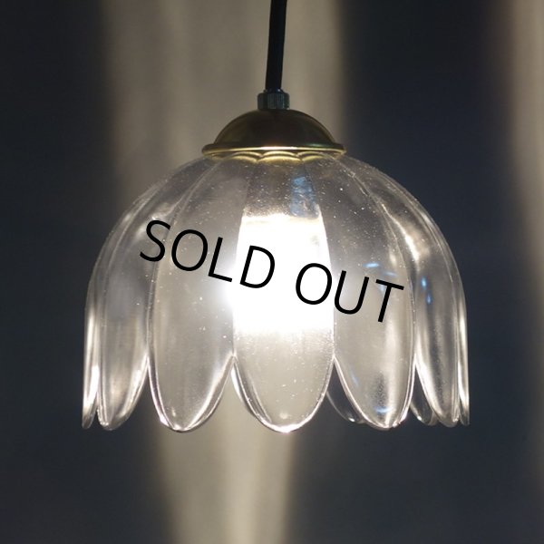 画像1: ペンダントライトHANA　クリア (1)