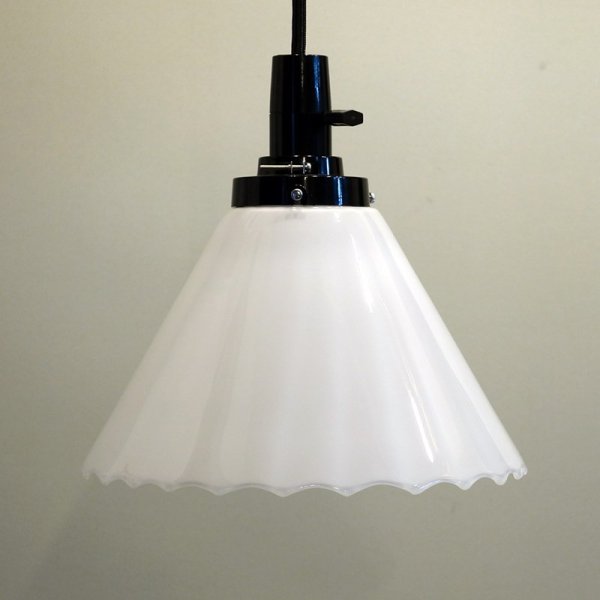 画像6: 1001円錐形ペンダントライト 乳白モール (6)