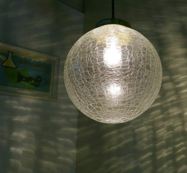 画像4: 丸型ペンダントライト250　ヒビクリア (4)