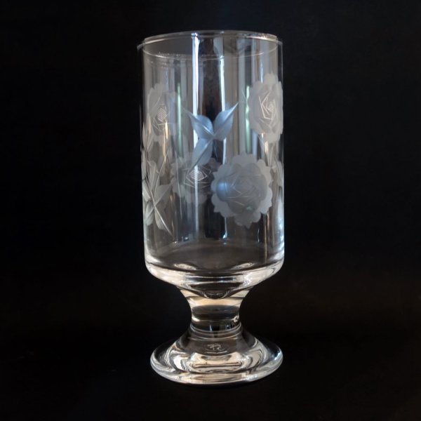 画像5: バラ柄 切子ゴブレット (5)