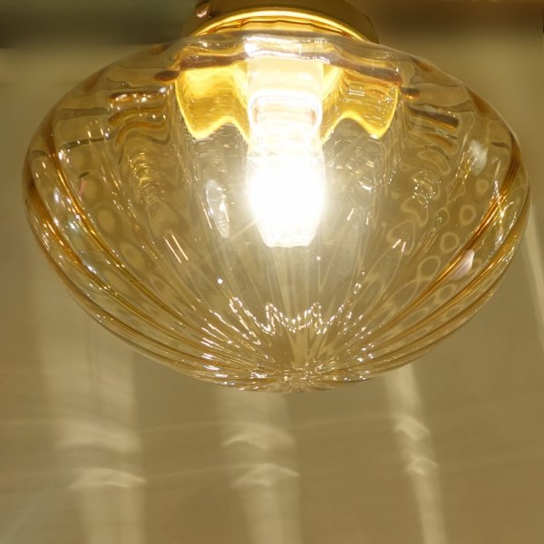 画像5: イチョウ型ペンダントライトアンバーモール (5)