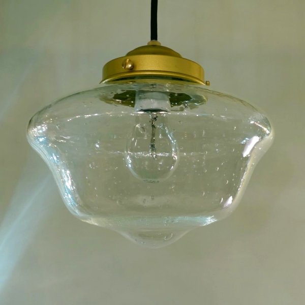 画像6: Aトロ型ペンダントライト　泡クリア (6)