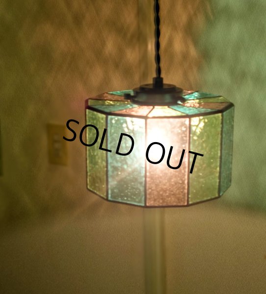 画像4: ステンドグラス　ペンダントライト　アジサイB (4)