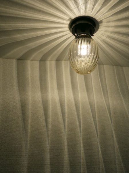 画像5: 直付け型ライト タマゴ型　アンバーモール (5)