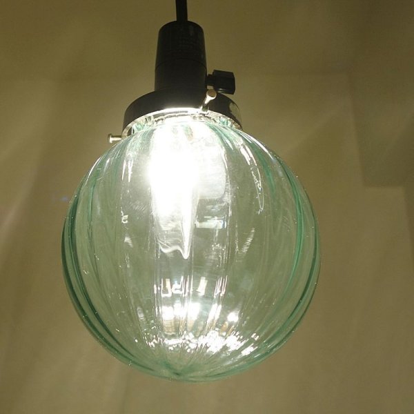 画像8: 丸型ペンダントライト138グリーンモール (8)