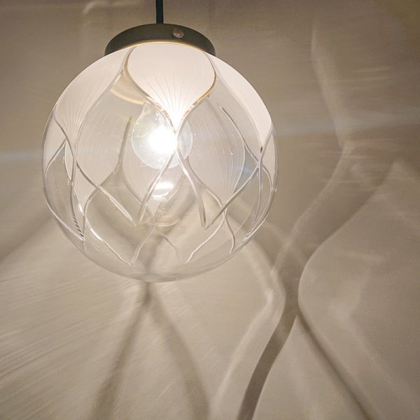 画像6: ハス切子ペンダントライト200 (6)