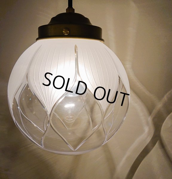 画像4: ハス切子ペンダントライト200 (4)