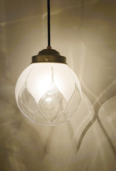 画像5: ハス切子ペンダントライト200 (5)