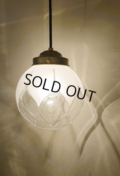 画像5: ハス切子ペンダントライト200 (5)