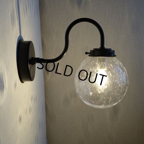 画像3: 丸型　ブラケットライト　138mm 泡クリア (3)