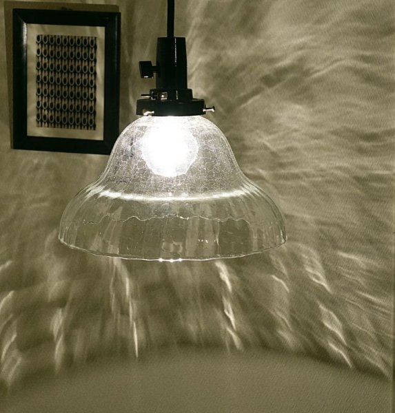 画像2: トキワ型ペンダントライト　ヒビクリアK (2)