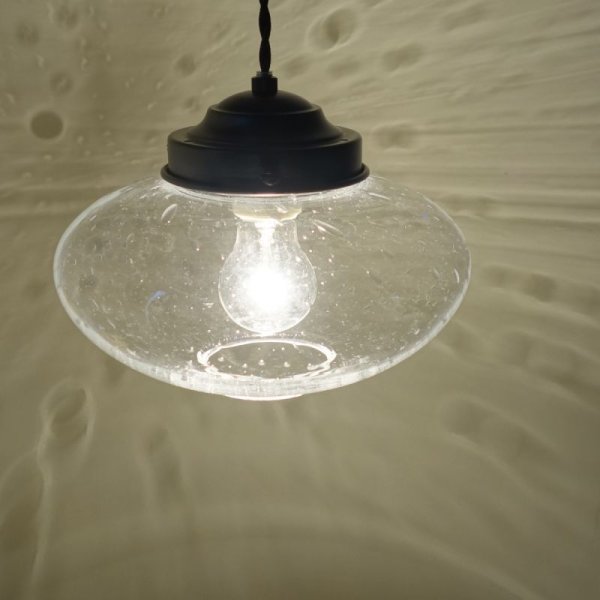 画像3: ミカン型ペンダントライト 泡クリア (3)