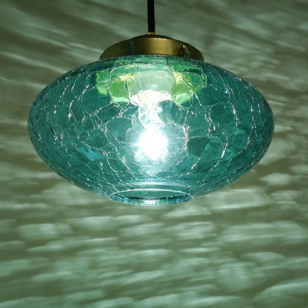 画像3: ミカン型ペンダントライト　ヒビグリーン (3)