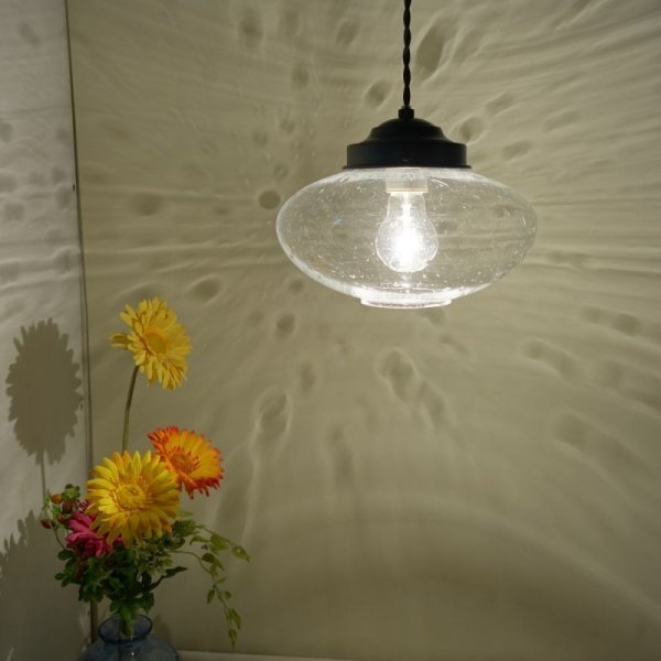 画像6: ミカン型ペンダントライト 泡クリア (6)