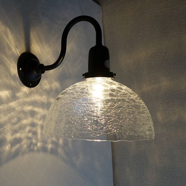 画像3: ブラケットライト オワン型2001 ヒビクリア (3)