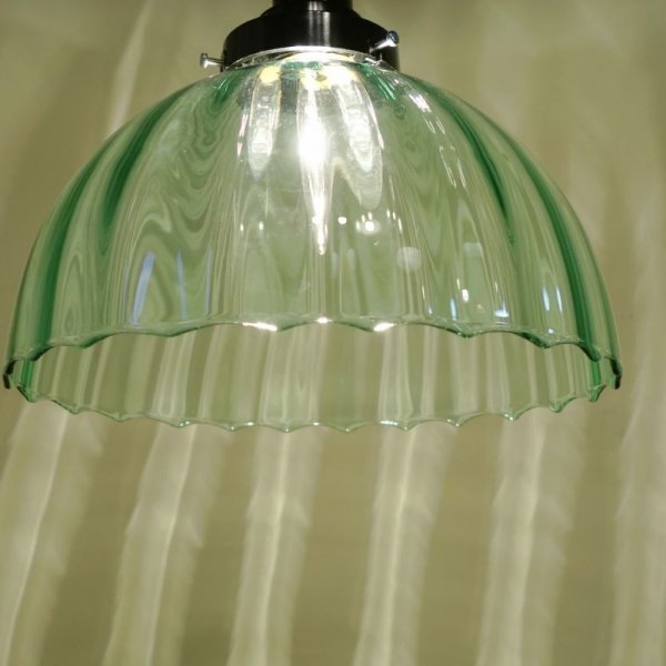 画像4: オワン型ペンダントライト2001 グリーンモール (4)