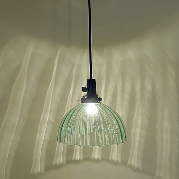 画像6: オワン型ペンダントライト2001 グリーンモール (6)