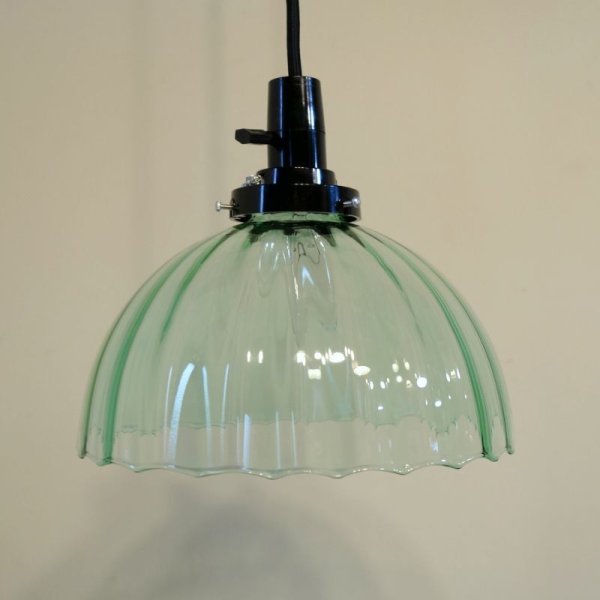画像7: オワン型ペンダントライト2001 グリーンモール (7)