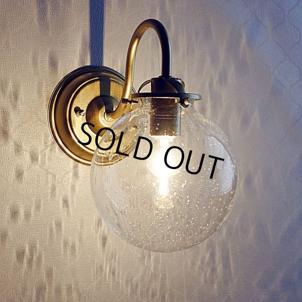 画像2: 丸型　ブラケットライト　138mm 泡クリア (2)