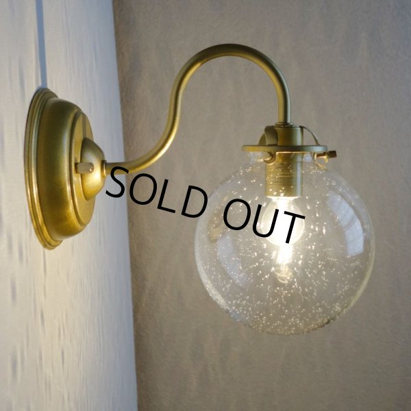 画像4: 丸型　ブラケットライト　138mm 泡クリア (4)