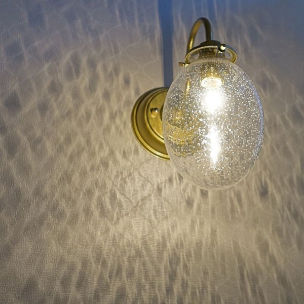 画像3: タマゴ型　ブラケットライト　泡クリア (3)