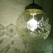画像7: 限定品　バラ切子ペンダントライト　グリーン泡200mm (7)
