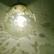 画像8: 限定品　バラ切子ペンダントライト　グリーン泡200mm (8)