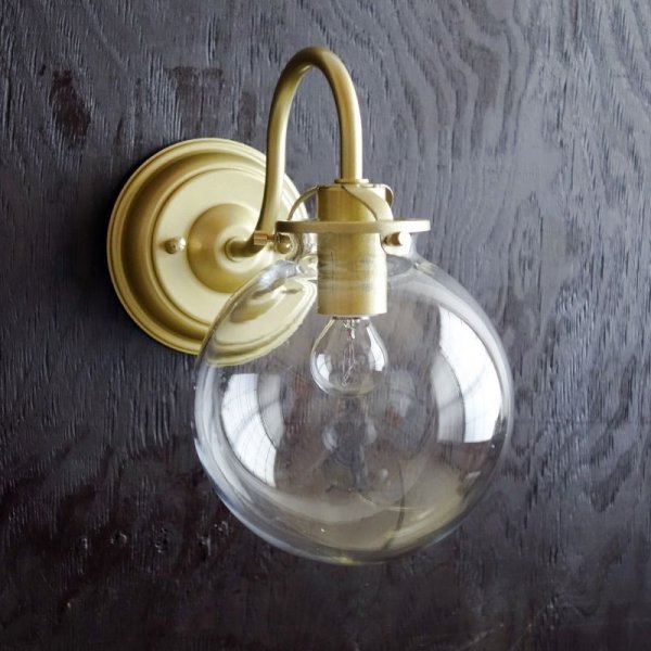 画像6: 丸型 ブラケットライト 138mm クリア (6)