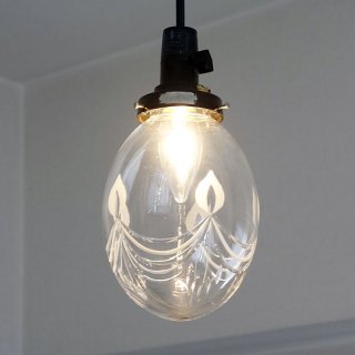 切子ランプ　高さ約55cm  紫　電球なし　現状渡し 切子ランプ 高さ約55cm 紫 電球なし 現状渡し （切子入りガラス