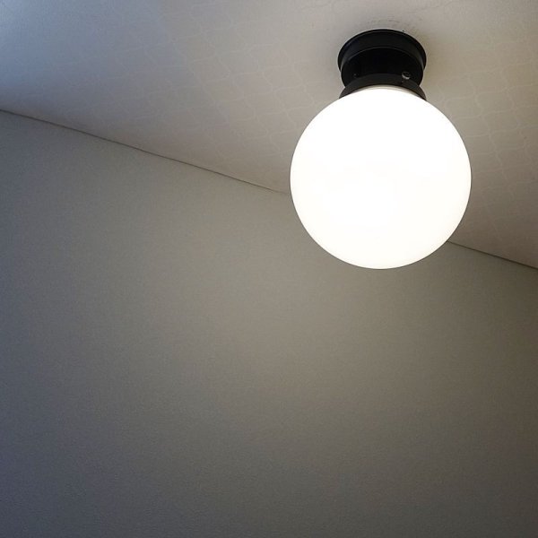 画像5: 丸型200直付型ライト　乳白 (5)