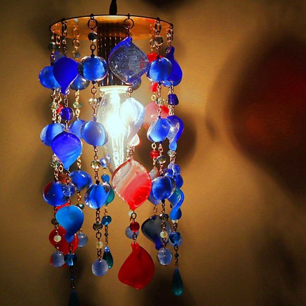 画像2: ベネチアンガラス シャンデリア  ボヘミアン (2)