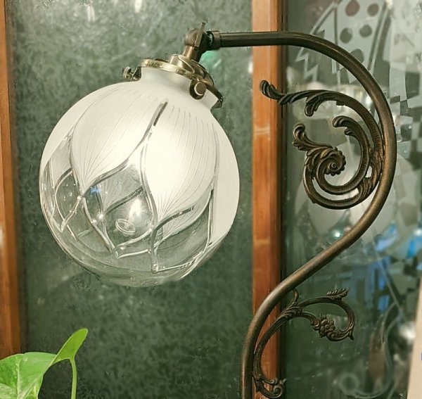 画像4: ハス切子 丸型138スタンドライトG クリア (4)