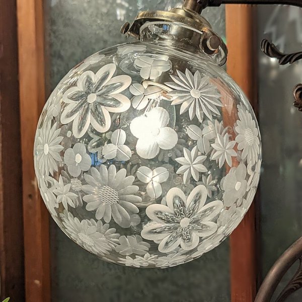 画像4: 限定品 全花切子 丸型138スタンドライトG クリア (4)