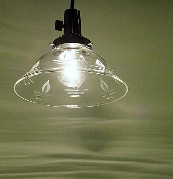 画像6: キャンドル切子Cペンダントライト9906　クリア (6)