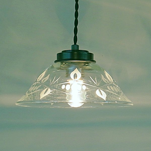 画像3: キャンドル切子Aペンダントライト9906　クリア (3)