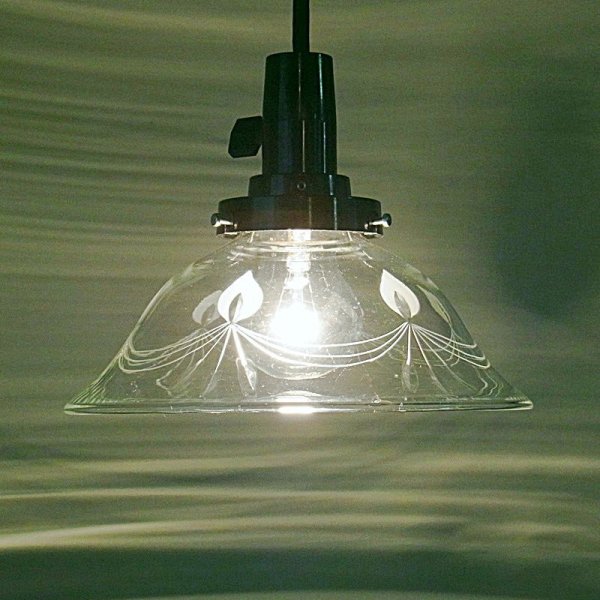 画像5: キャンドル切子Bペンダントライト9906　クリア (5)